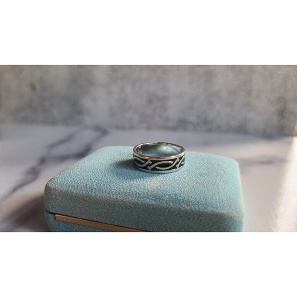 Vintage 925 Barbed Wire Ring - Picture 1 of 10